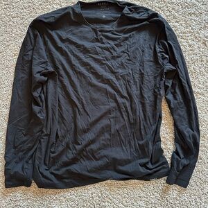 NOBULL Black Long Sleeve Tee Soft Knit Crew